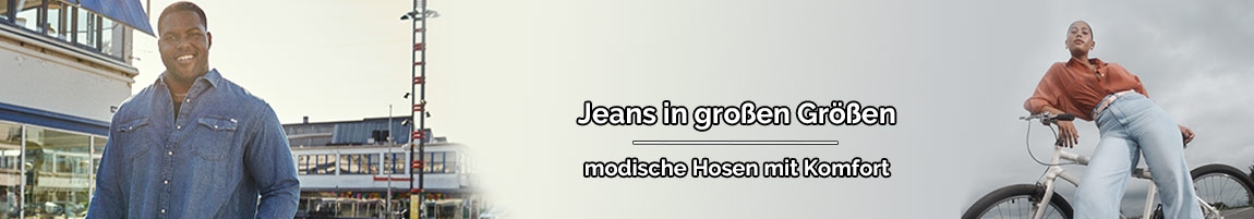 Jeans für Herren in großen Größen