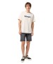 Herren Shirt Frame Logo Tee von Wrangler in White