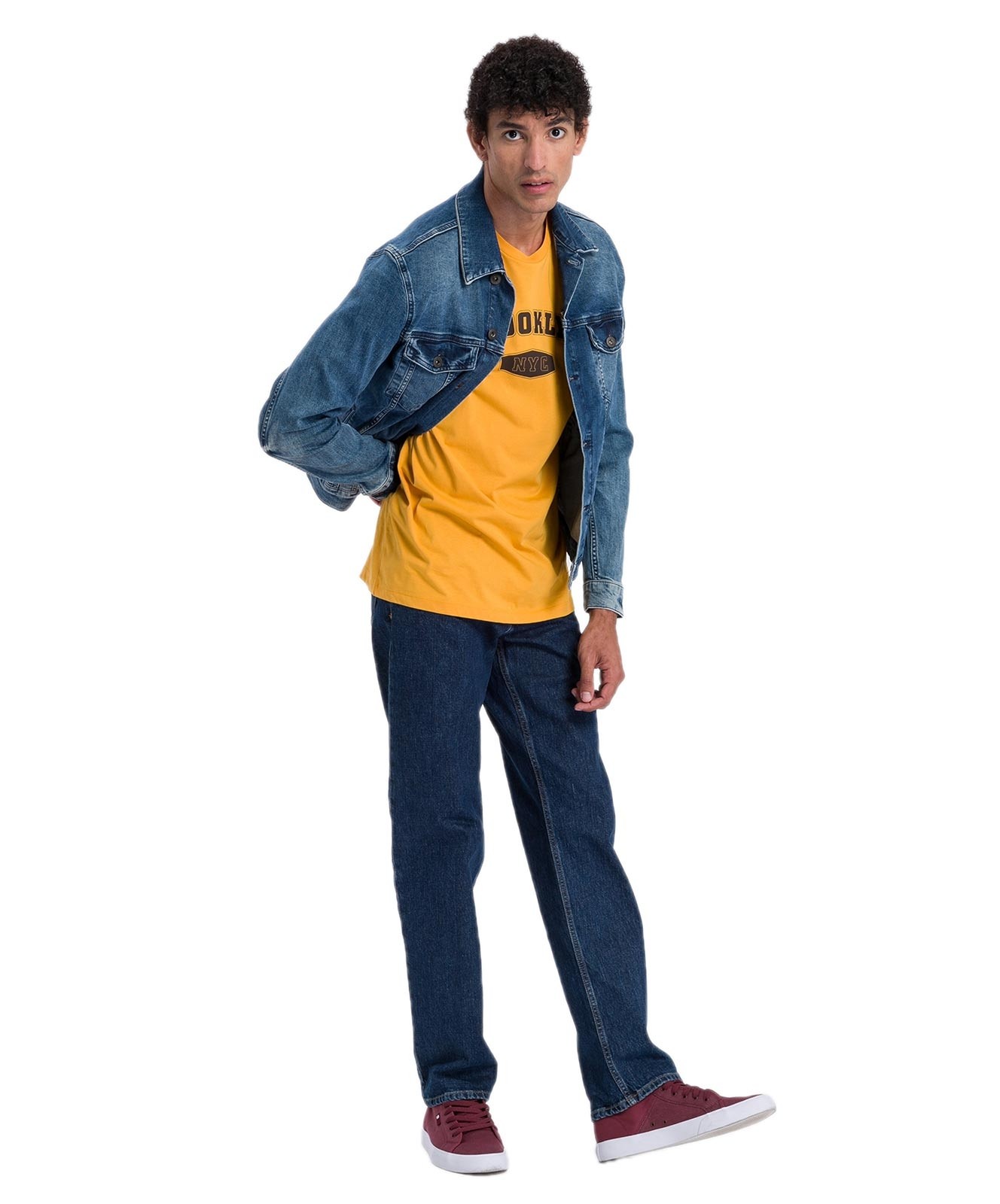 Herren Jeans Antonio von Cross in Denim Blue