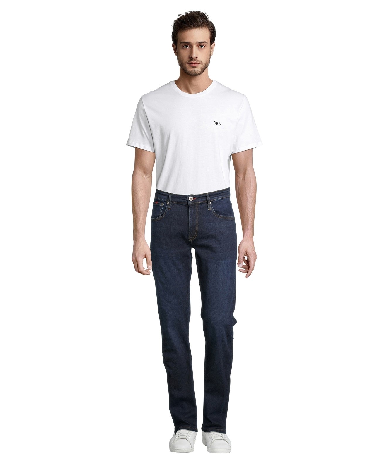 Herren Jeans Damien von Cross in Dark Blue