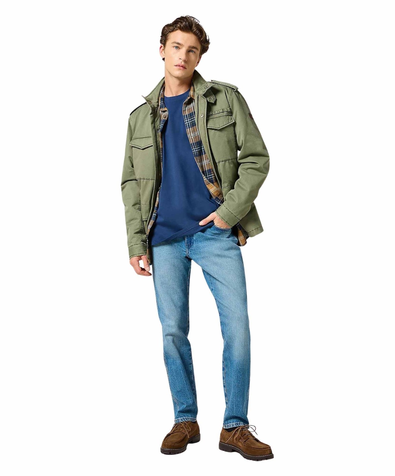 Herren Jeans River von Wrangler in Chante