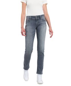 Cross Loie Jeans Regular Fit mit Doppelknopf in Mittelgrau