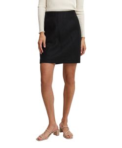 Vero Moda Minirock in Schwarz mit hohem Bund