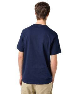 Herren Shirt Frame Logo Tee von Wrangler in Navy 