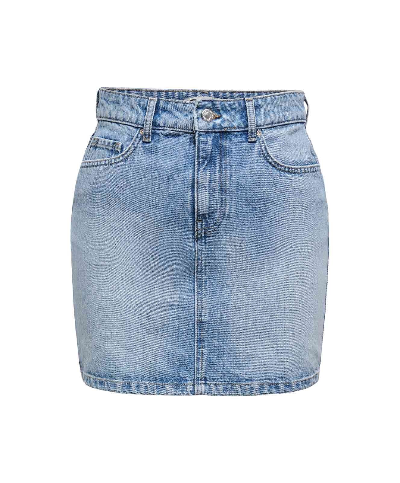 Damen Rock Stella von Only in Light Blue