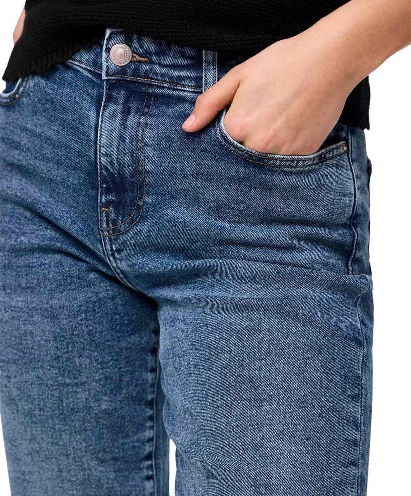 Damen Jeans Kelly von Pieces in Medium Blue
