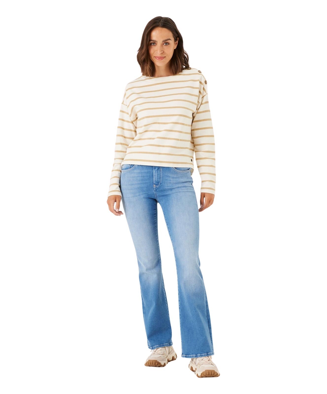 Damen Jeans Celia 245 von Garcia in Light Used