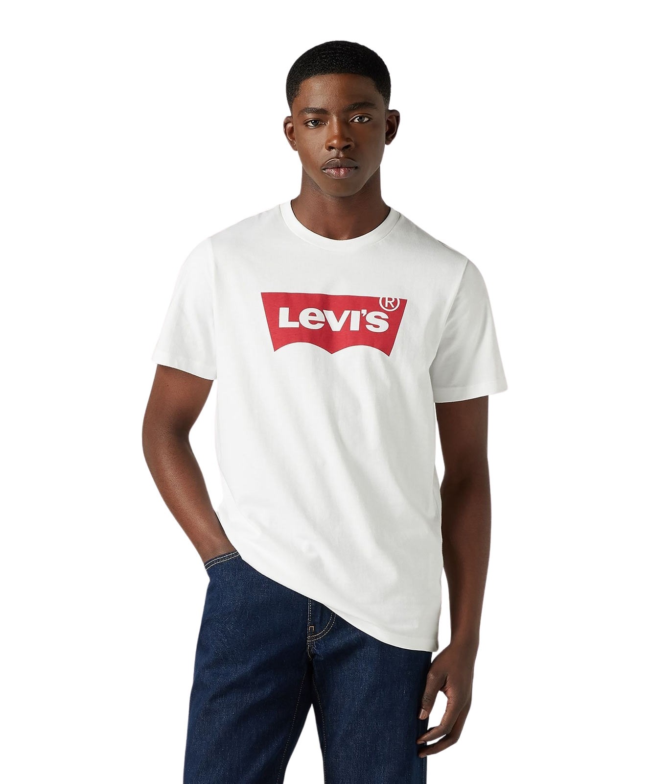 Herren Shirt Batwing Tee von Levis in White