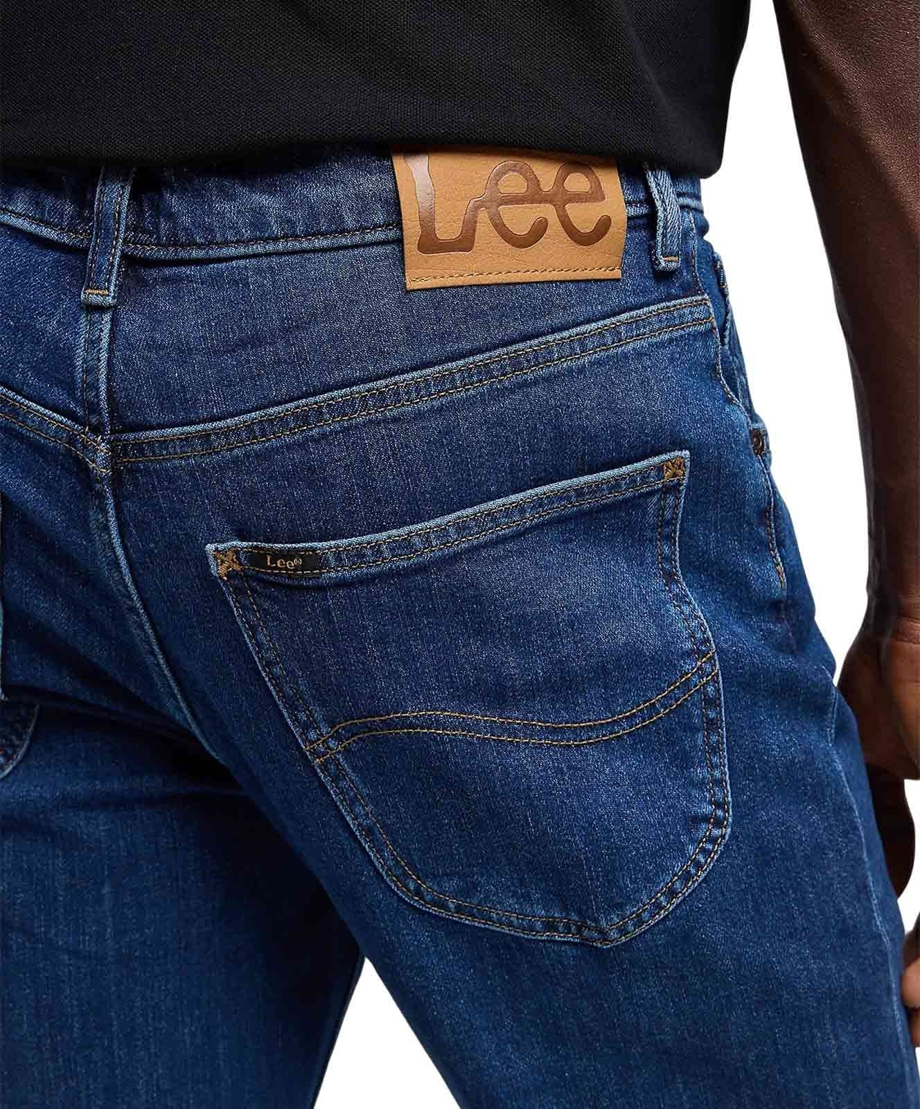 Herren Jeans Brooklyn Straight von Lee in Dark Stonewash