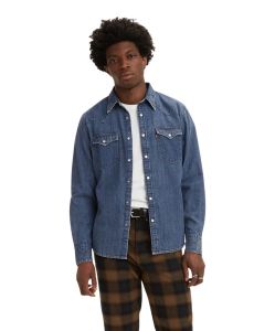 Levis Jeanshemd Barstow Western in Blau
