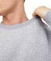 Herren Pullover Star Basic Sweat Crew von Jack & Jones in Light Grey Melange