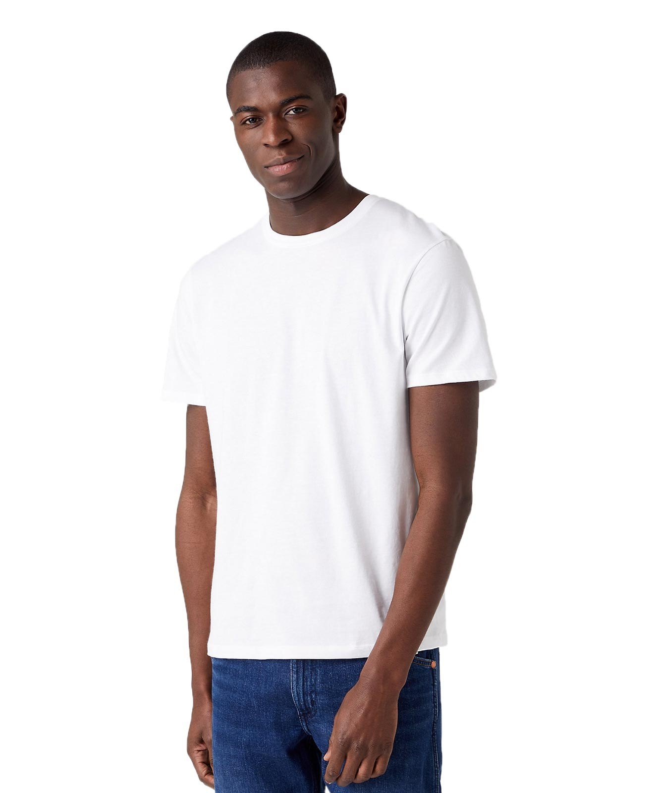 Herren Shirt 2 Pack Tee von Wrangler in White