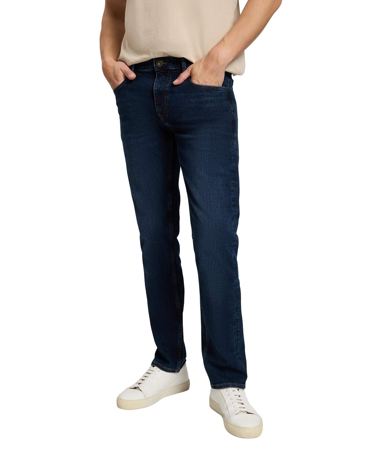 Herren Jeans Damien von Cross in Mid Blue