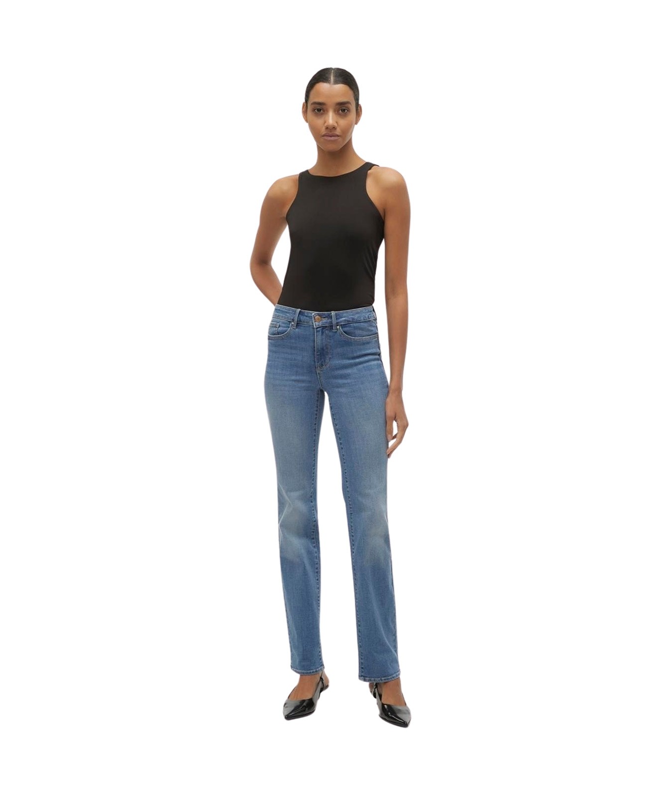 Damen Jeans Flash Straight von Vero Moda in Medium Blue