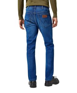 Herren Jeans Texas Slim von Wrangler in Blue Jam 