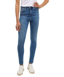 Mustang Georgia Jeans Skinny Fit in mittelblauer Used-Optik