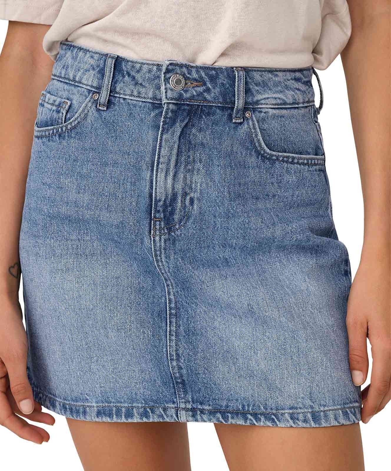 Damen Rock Stella von Only in Light Blue