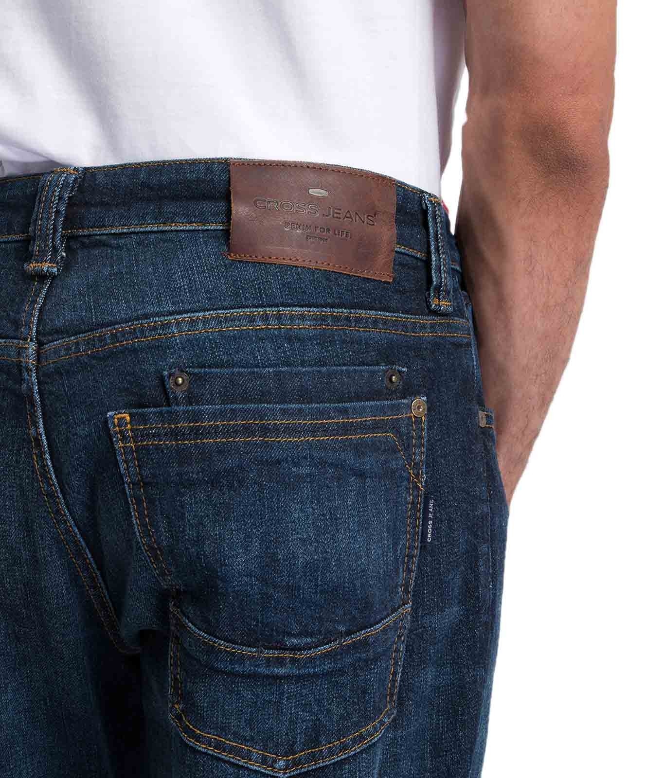 Herren Jeans Dylan von Cross in Deep Blue