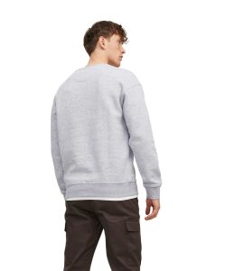 Jack & Jones Sweatshirt Crew Neck in Grau mit Rundhals
