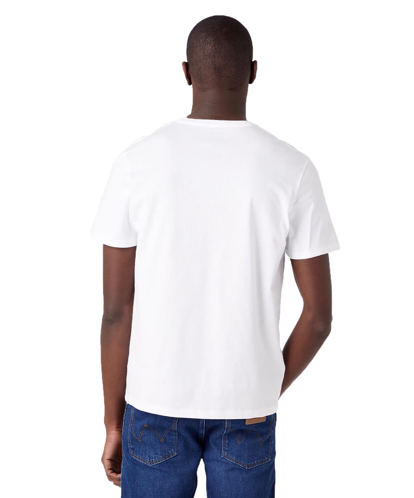 Herren Shirt 2 Pack Tee von Wrangler in White
