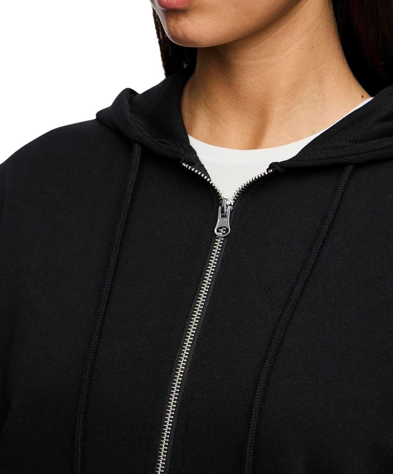 Damen Pullover Chilli Zip von Pieces in Black