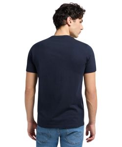 Herren Shirt Wobbly Logo Tee von Lee in Navy Drop 