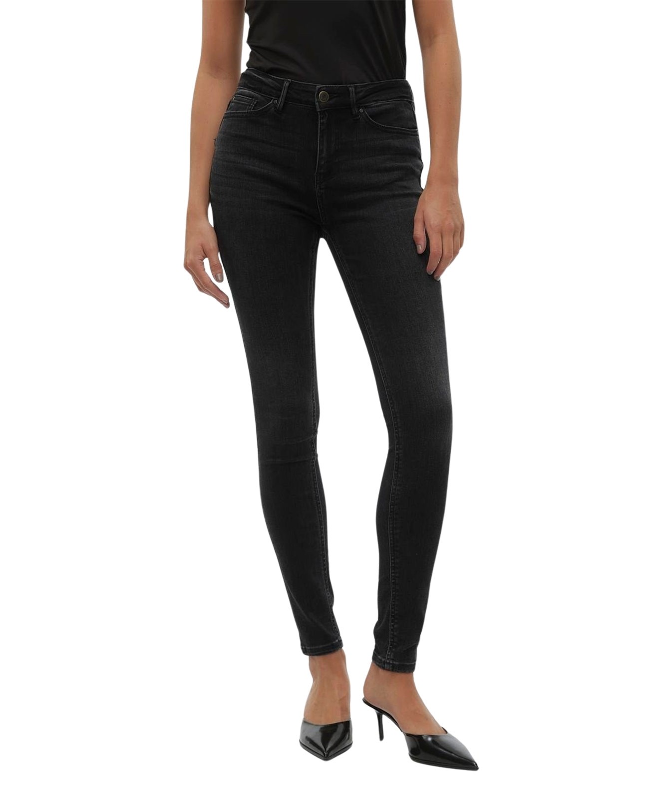 Damen Jeans Flash von Vero Moda in Black Denim