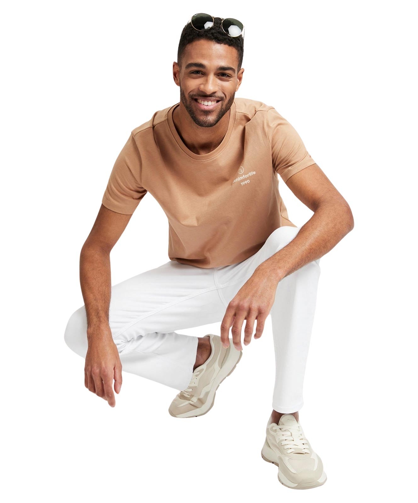 Herren Jeans Dylan von Cross in White