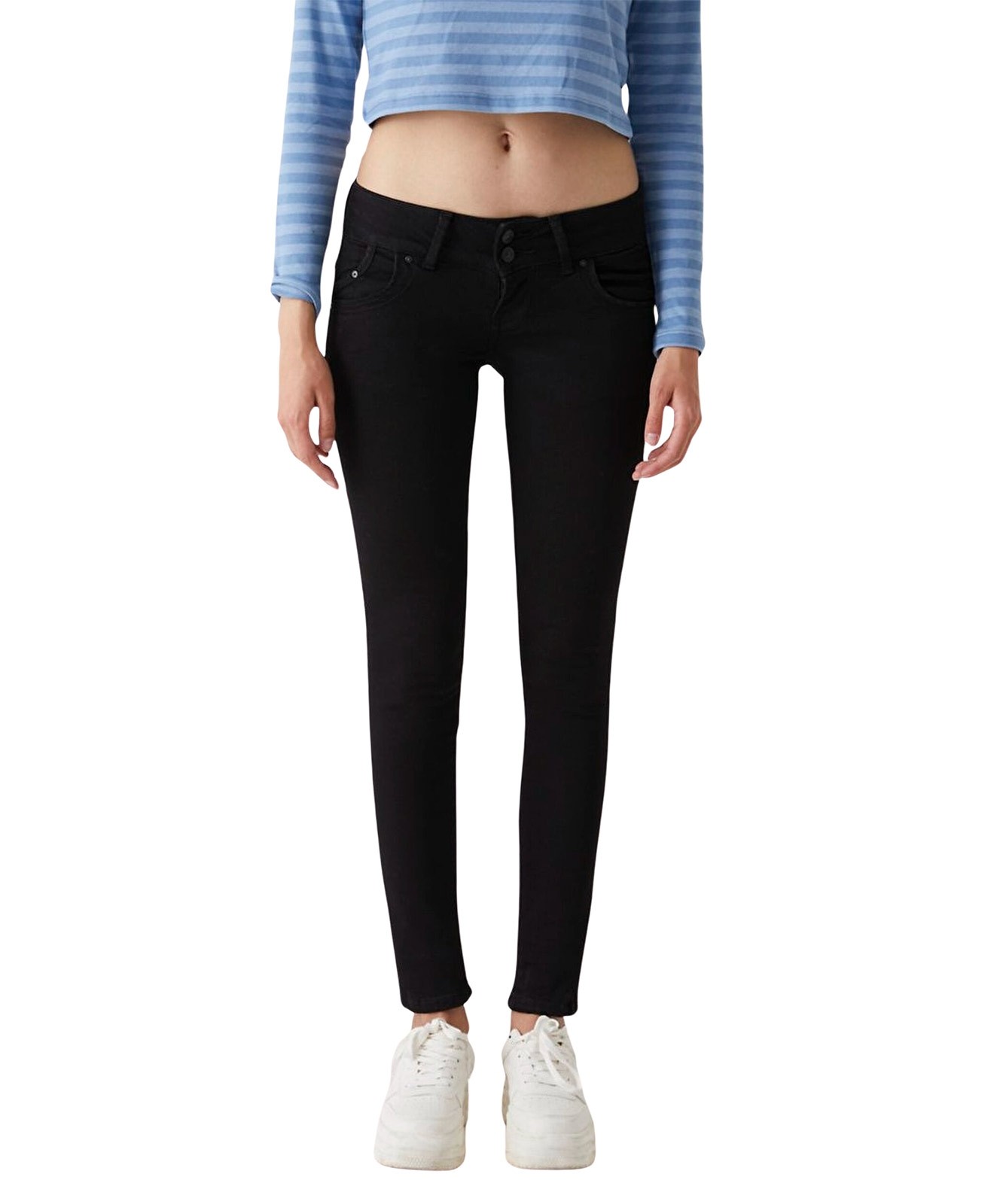 Damen Jeans Molly von LTB in Black to Black