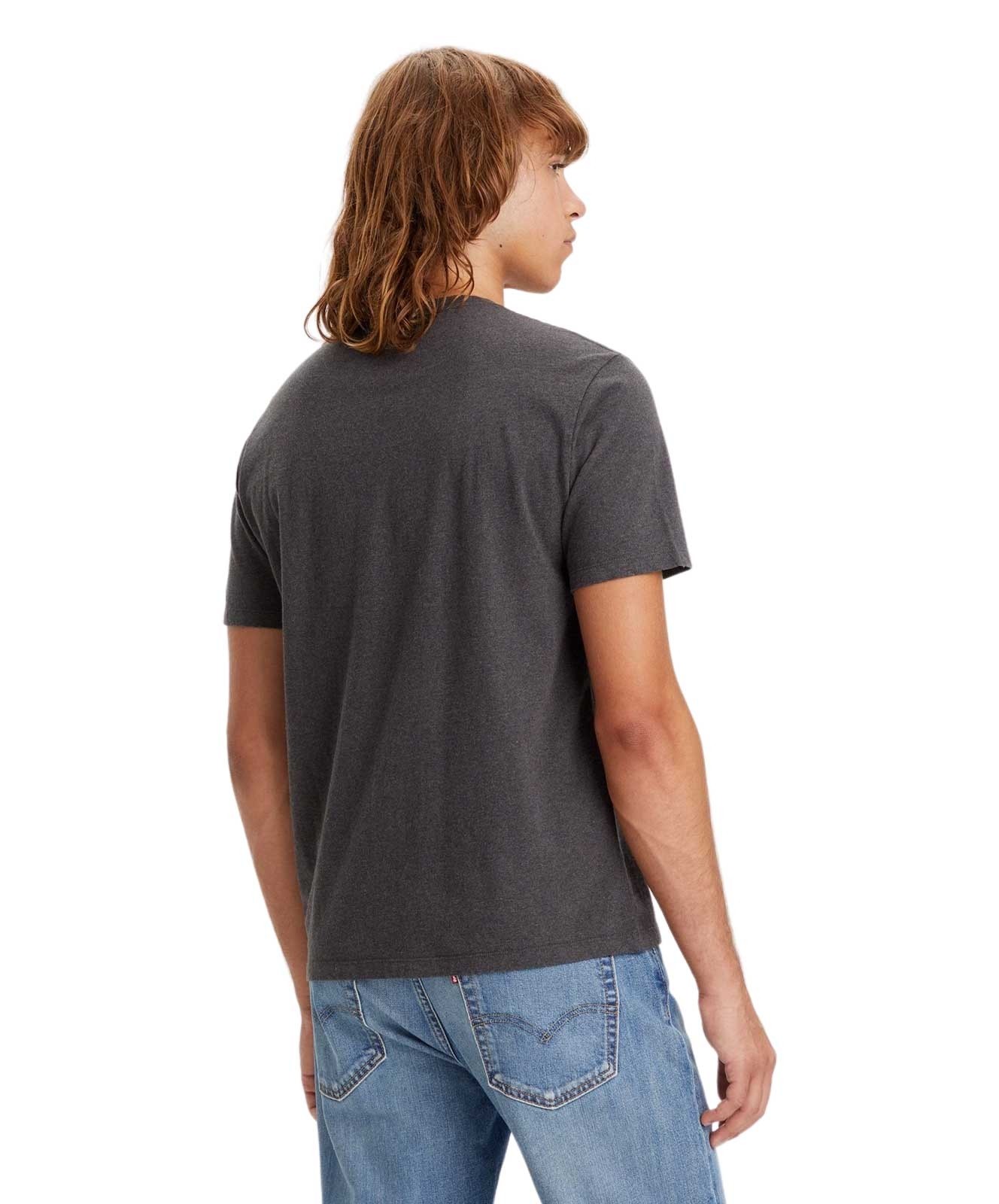 Herren Shirt Original Tee  von Levis in Dark Charcoal