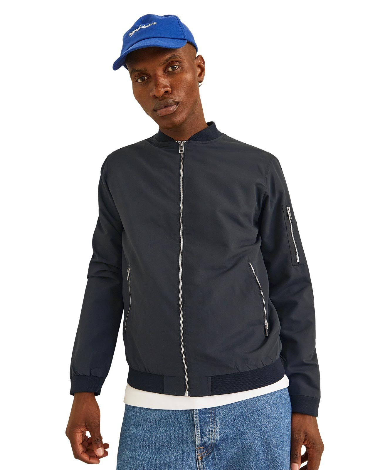 Herren Jacke Rush Bomber von Jack & Jones in Black