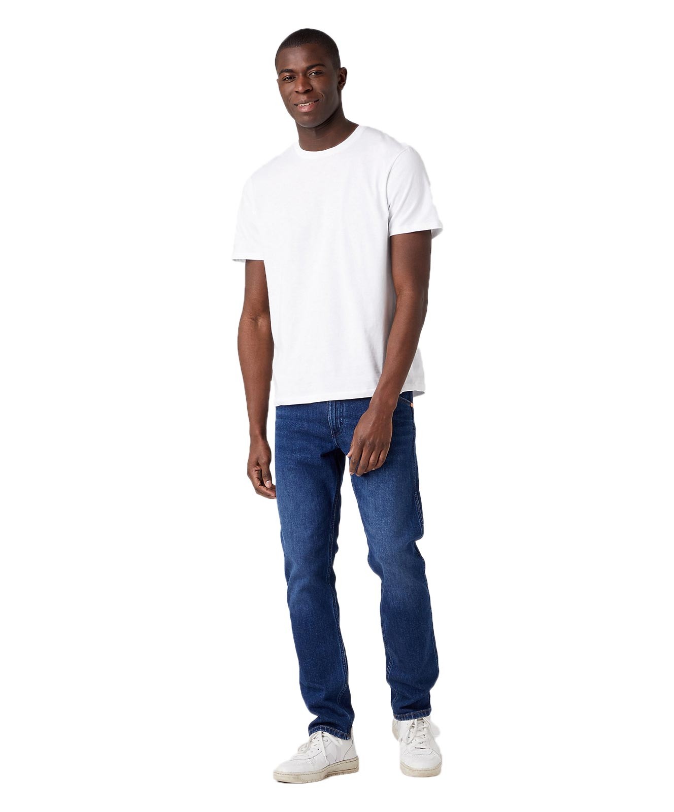 Herren Shirt 2 Pack Tee von Wrangler in White