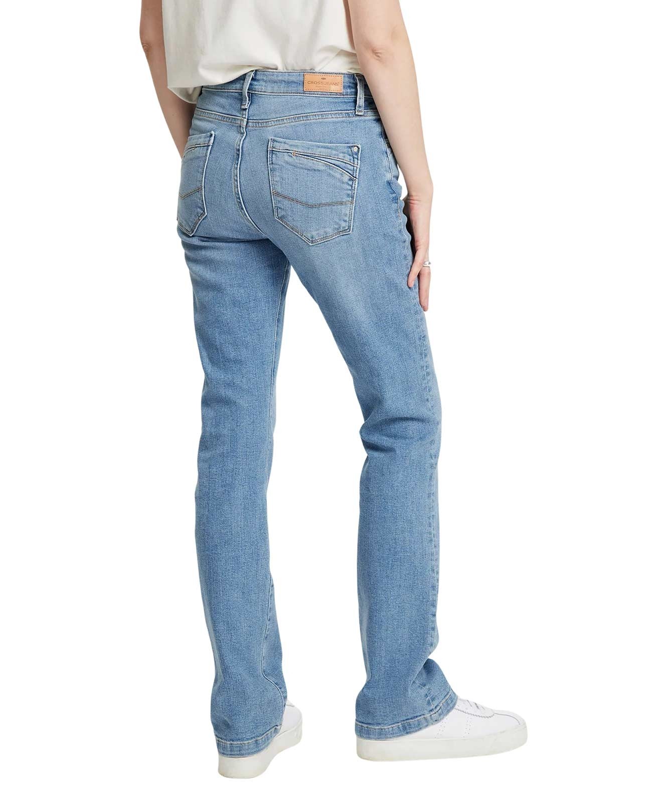 Damen Jeans Lauren von Cross in Light Blue