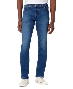 Wrangler Greensboro Jeans in blauem Low-Stretch-Denim