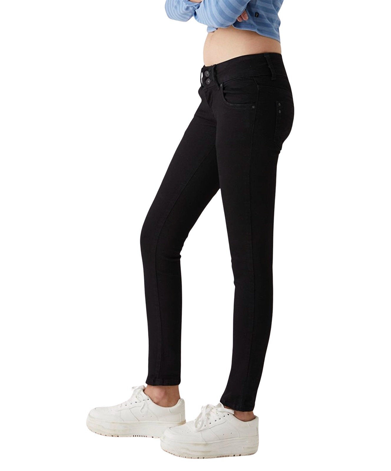 Damen Jeans Molly von LTB in Black to Black