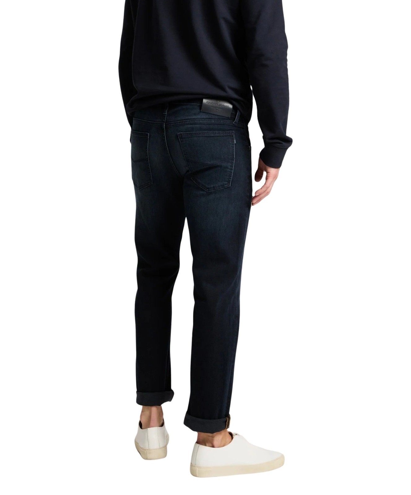 Herren Jeans Damien von Cross in Blue Black
