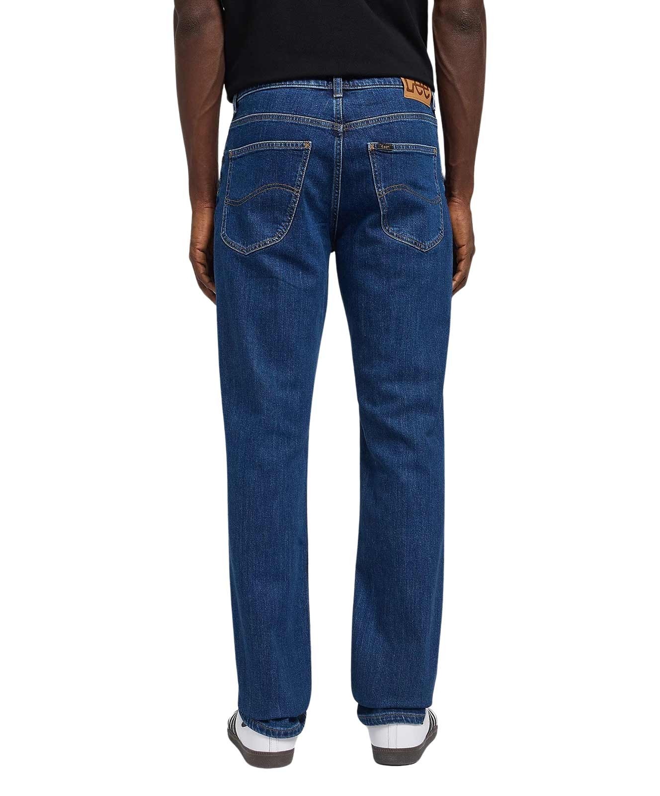 Herren Jeans Brooklyn Straight von Lee in Dark Stonewash