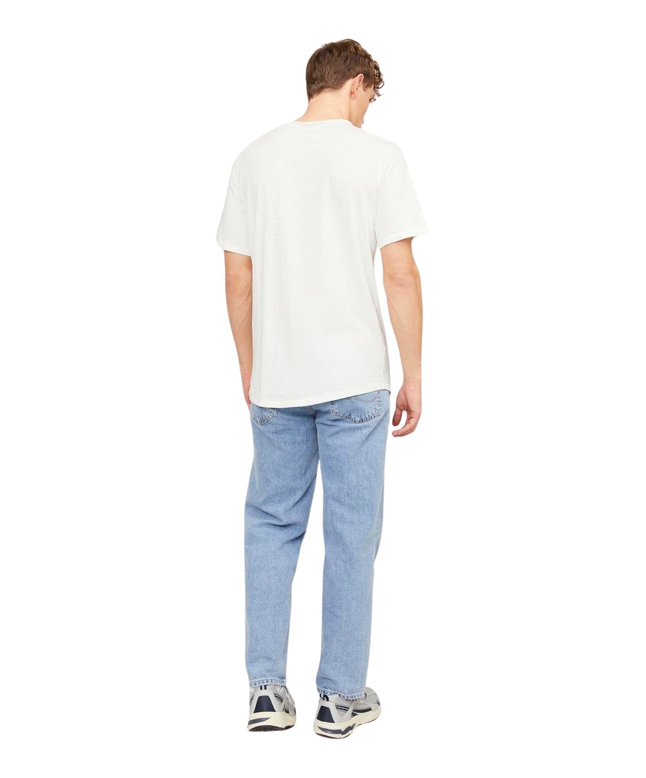 Herren Shirt Basher Tee von Jack & Jones in Cloud Dancer