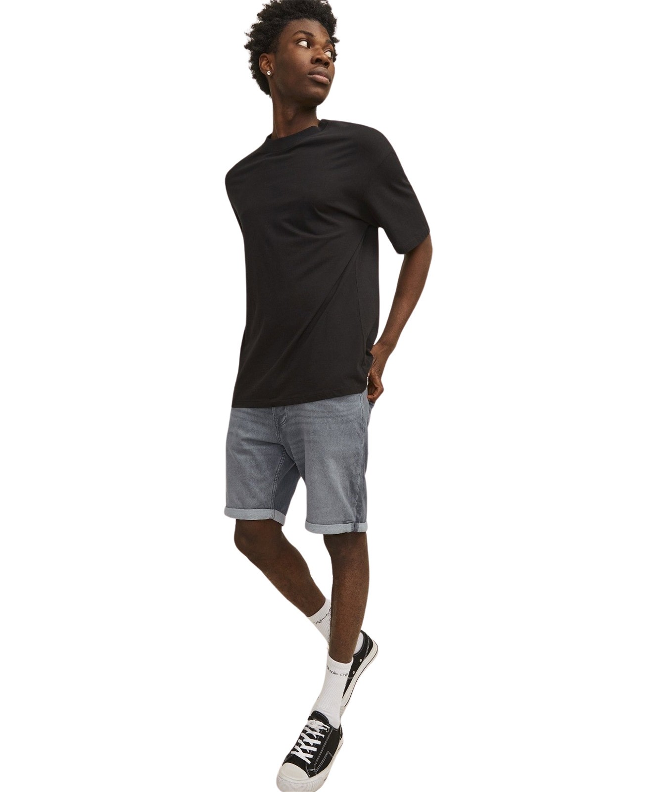 Herren Jeans Rick Icon von Jack & Jones in Grey Denim