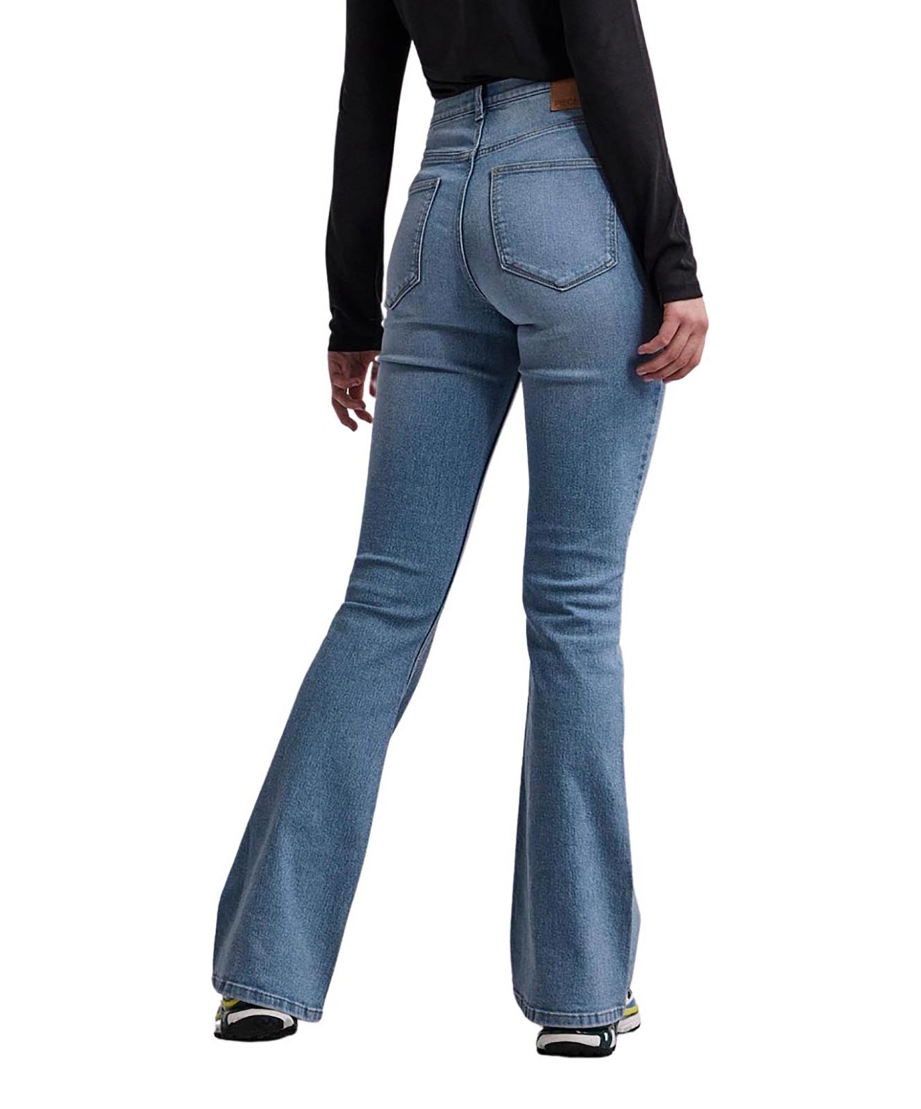 Damen Jeans Peggy von Pieces in Light Blue