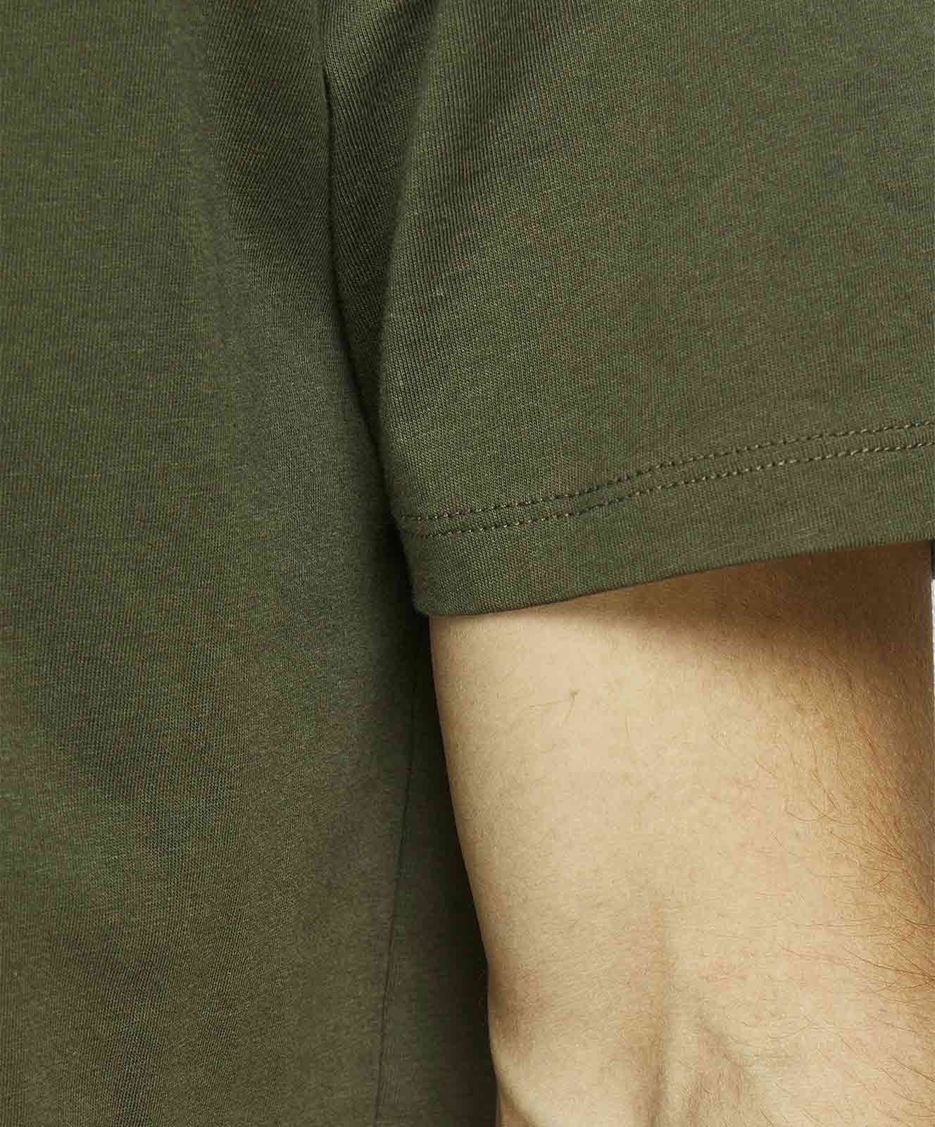 Herren Shirt Organic Basic Tee von Jack & Jones in Olive Night