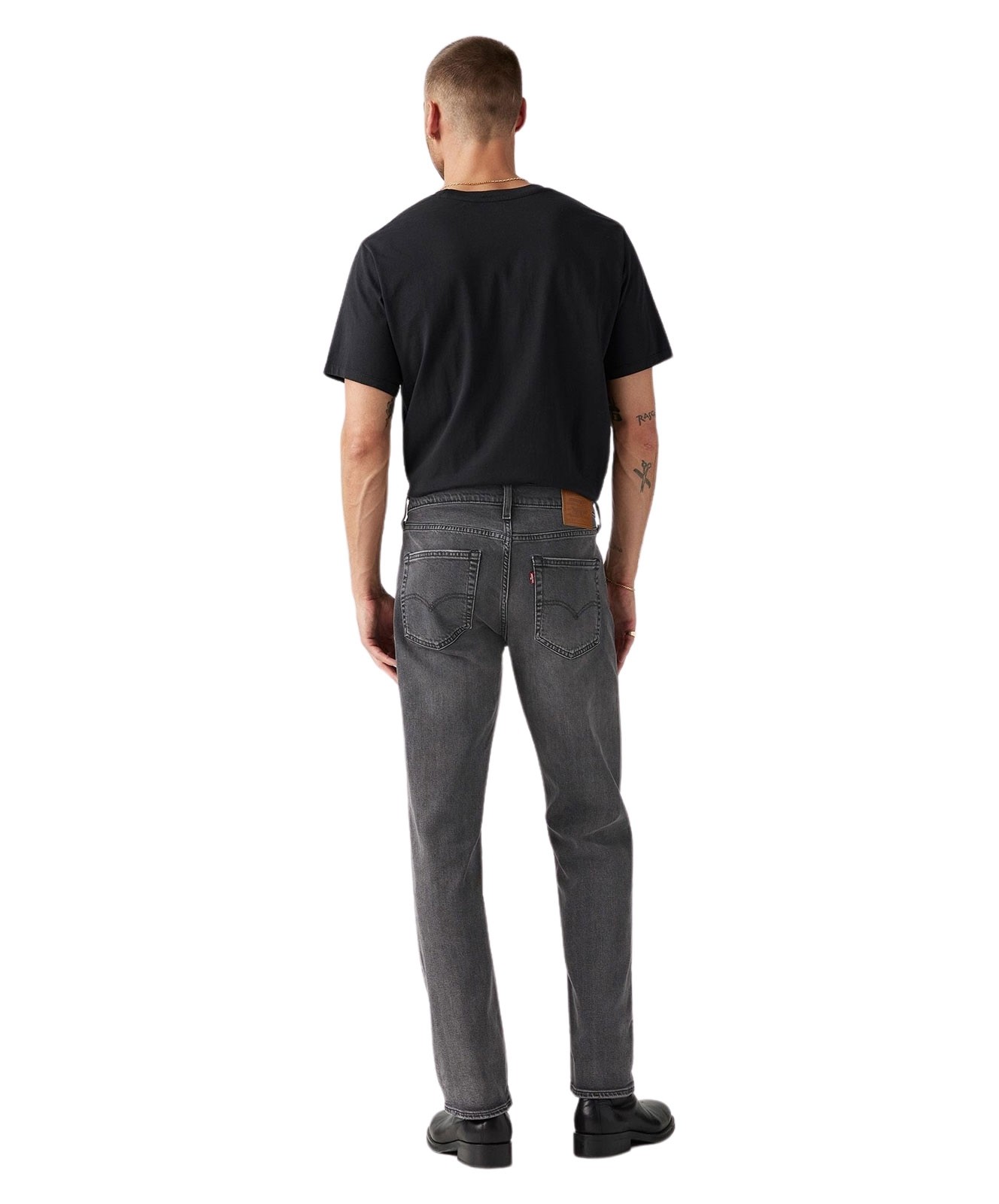 Herren Jeans 514 Straight von Levis in Dark Gray Worn
