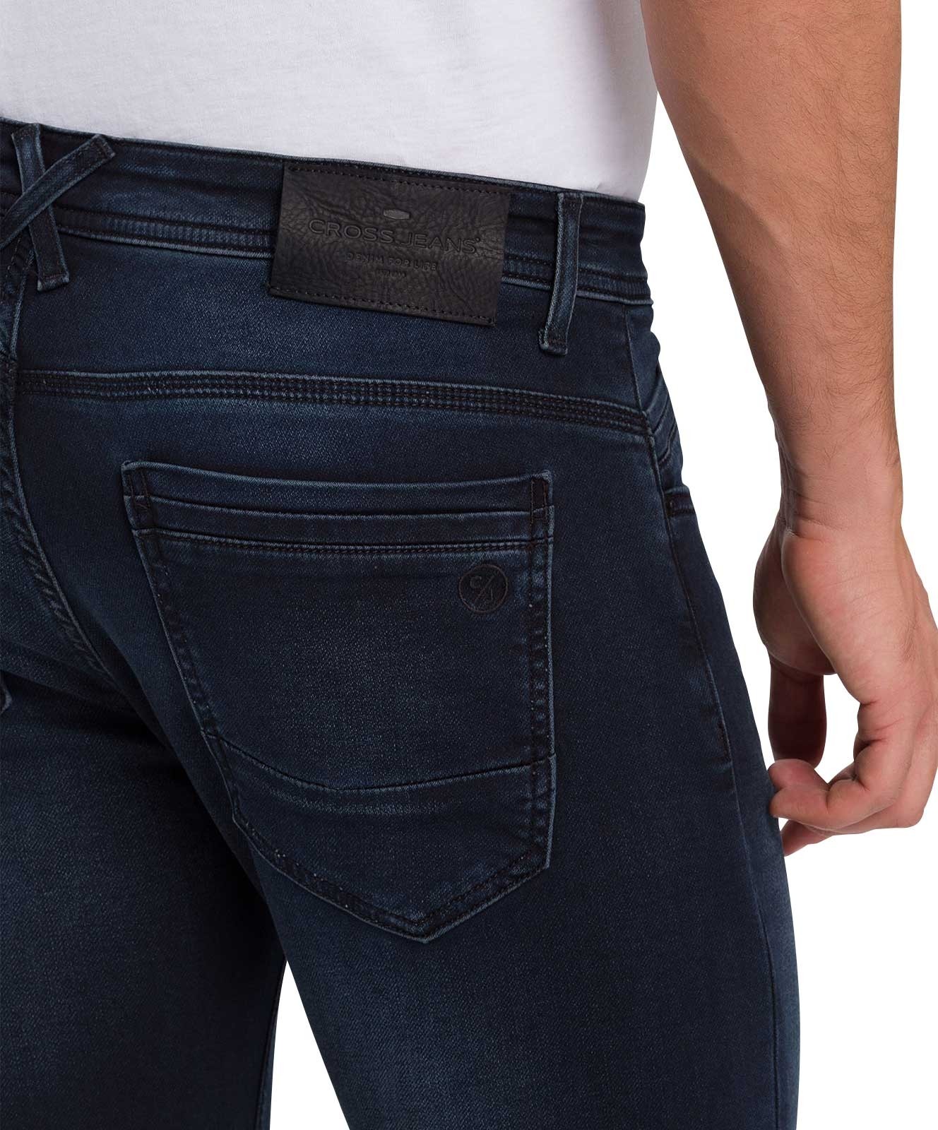 Herren Jeans Jimi von Cross in Blue Black