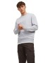 Herren Pullover Star Basic Sweat Crew von Jack & Jones in Light Grey Melange