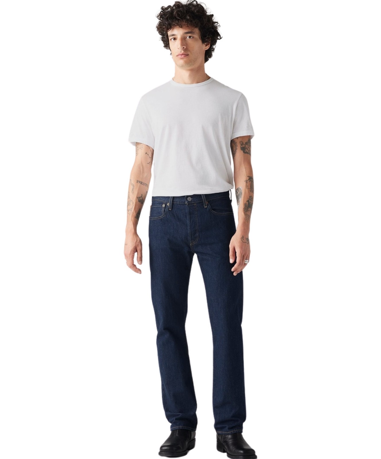 Herren Jeans 501 Original von Levis in Onewash