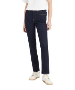 Levi's 712 Slim Jeans mit hohem Bund in Rinse-Waschung