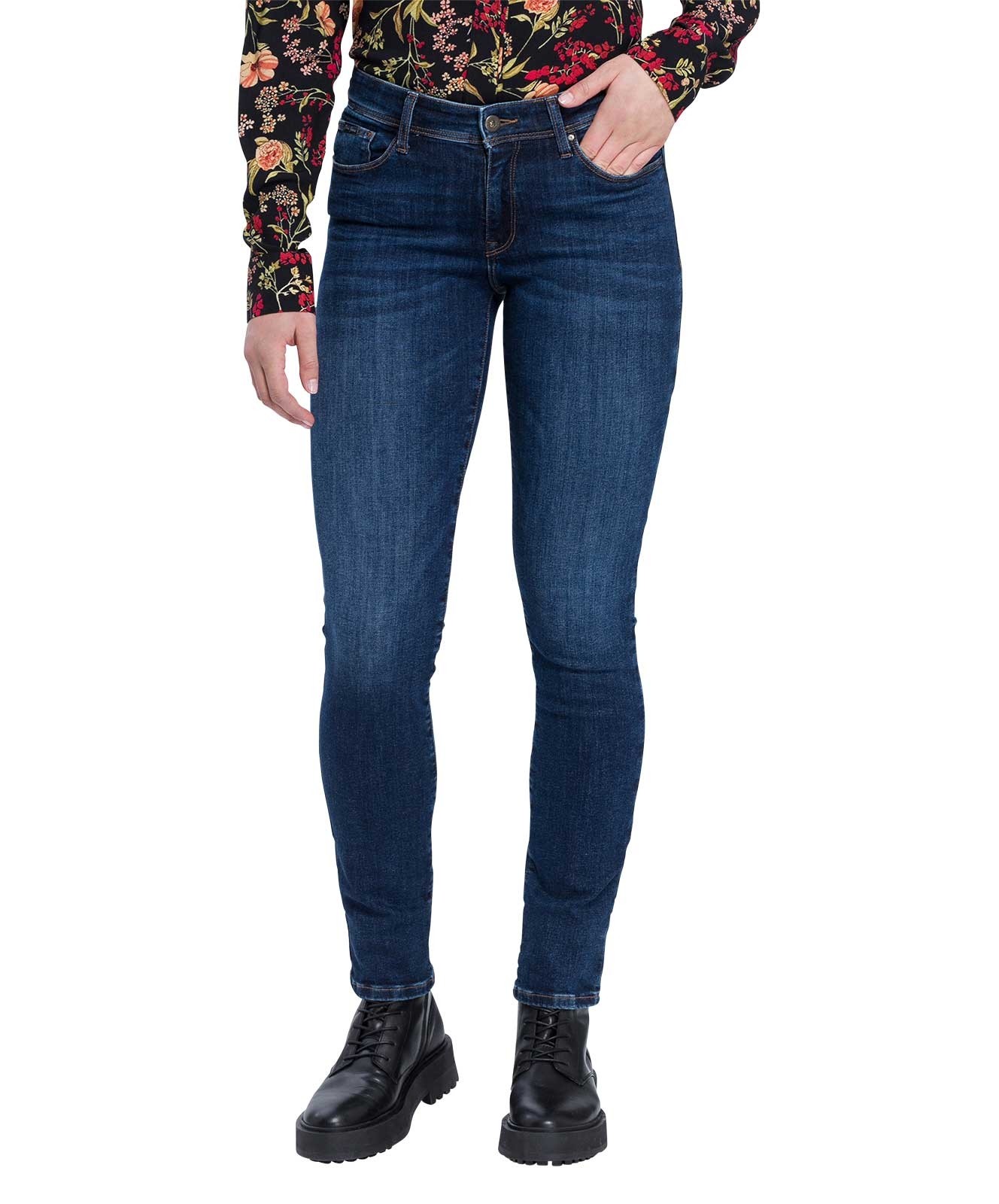 Damen Jeans Anya von Cross in Ocean Blue