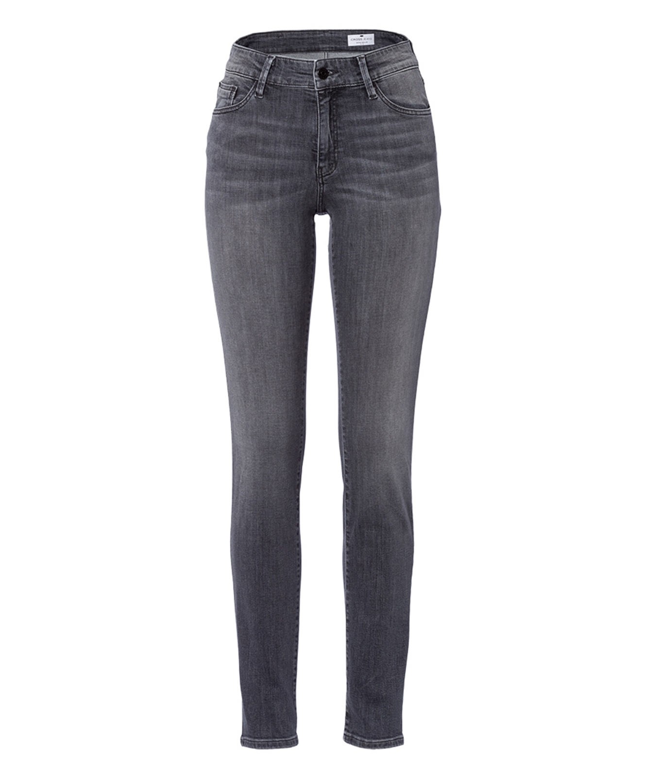 Damen Jeans Anya von Cross in Dark Grey