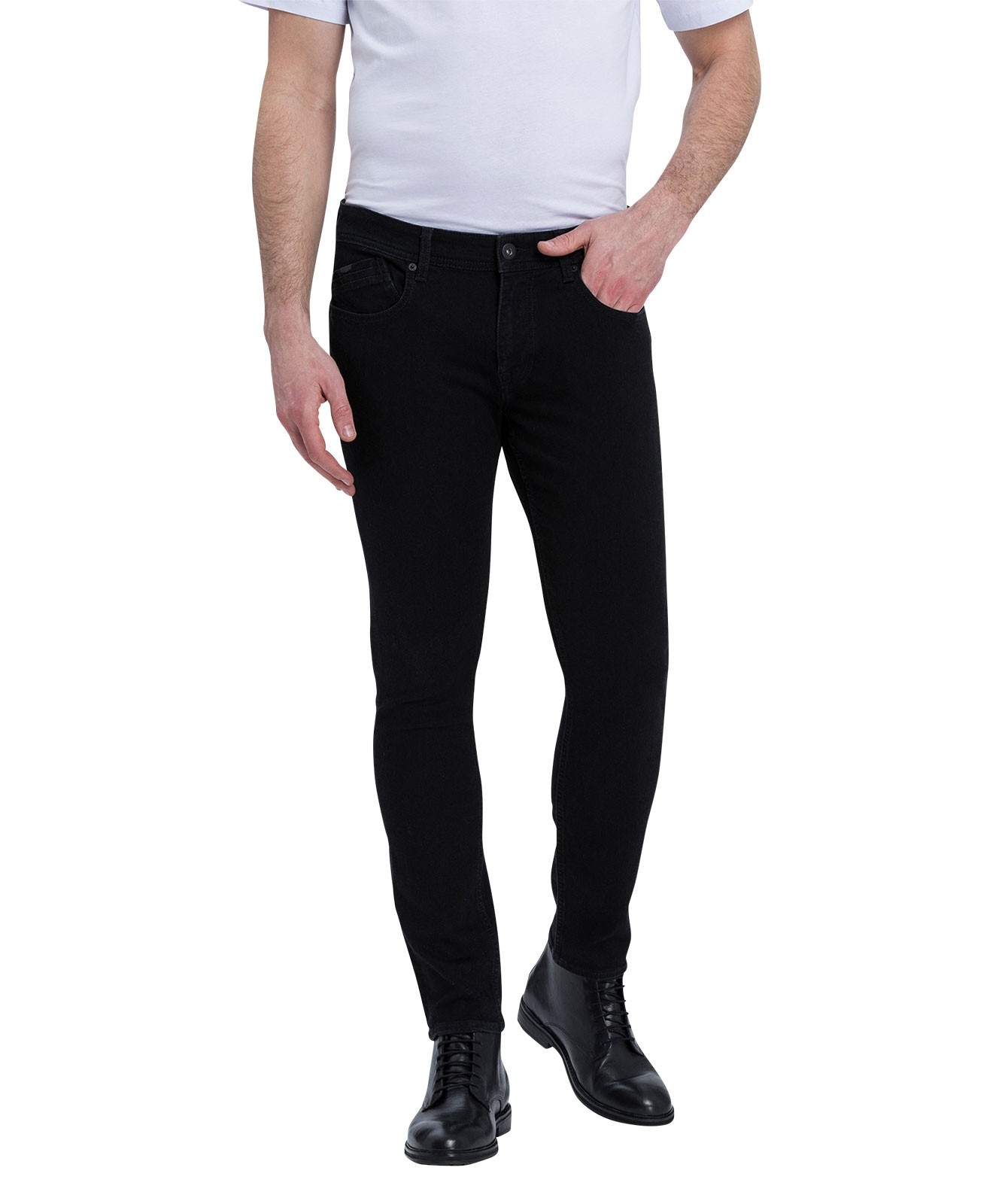 Herren Jeans Jimi von Cross in Black