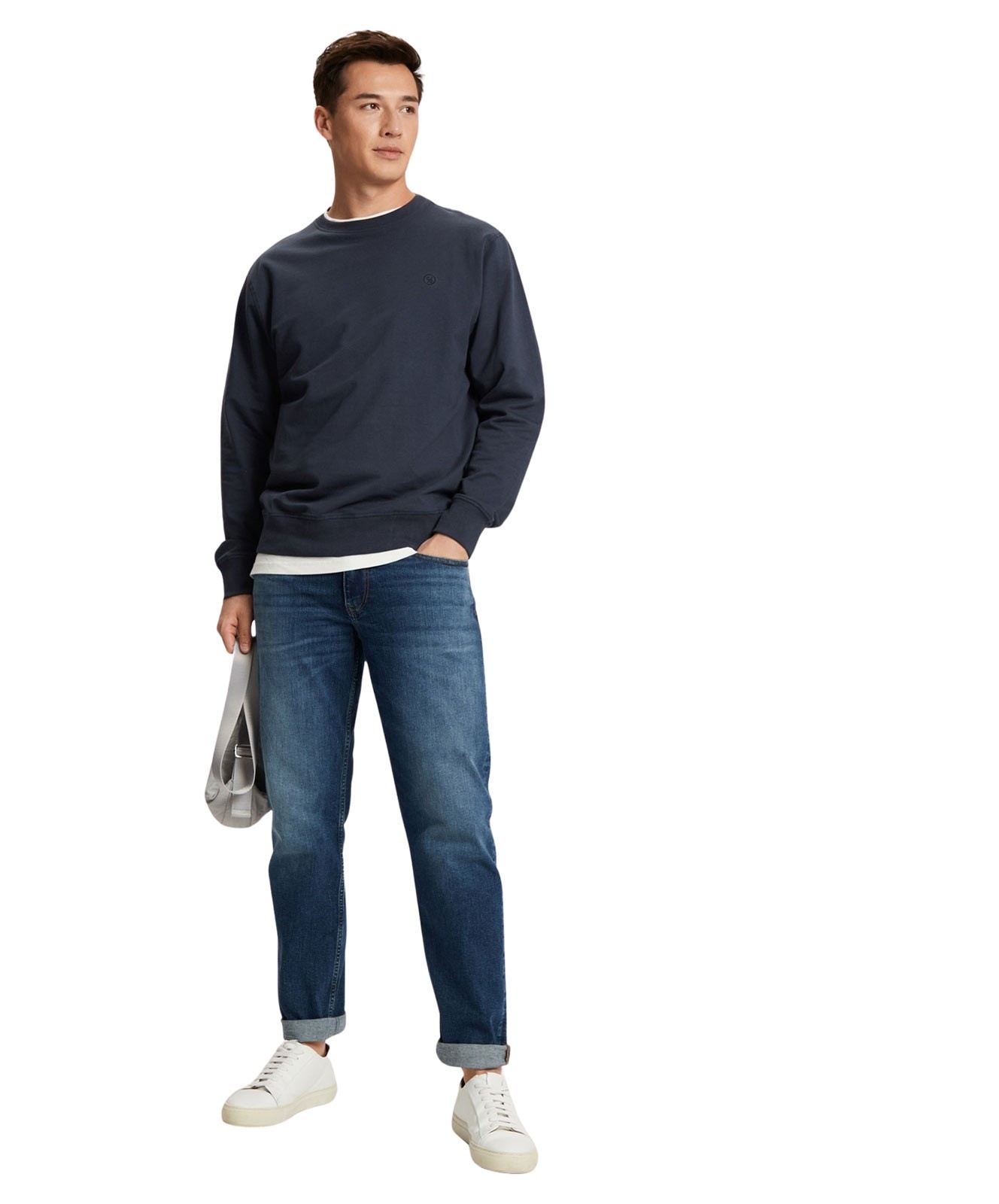 Herren Jeans Antonio von Cross in Dark Blue Mid